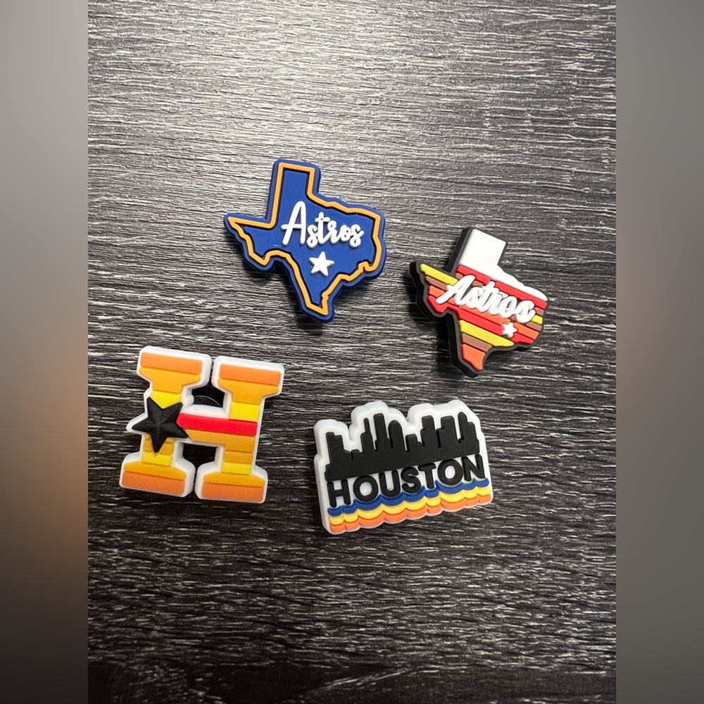 Houston Astros Croc Charms